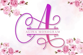 Design & Personalize Projects with Alina Monogram Font