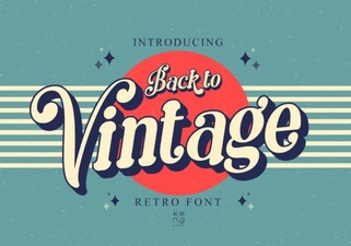 Back to Vintage Font: Design Your Retro Project
