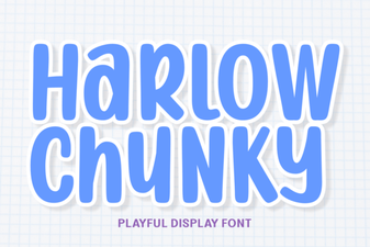 Harlow Chunky Font for Bold Design Projects