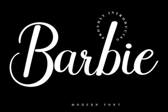 Barbie Font Styles for Your Digital Designs