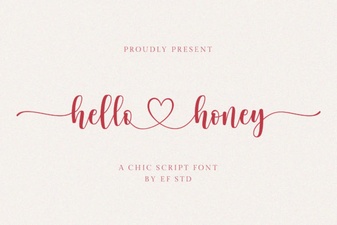 Hello Honey: a Friendly Font for Creative Projects