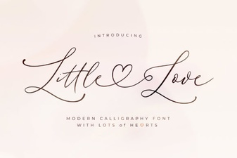 Little Love Font: Creative Typography for Project Designs