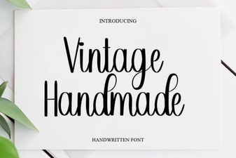 Classic Handcrafted Font Styles for Your Designs